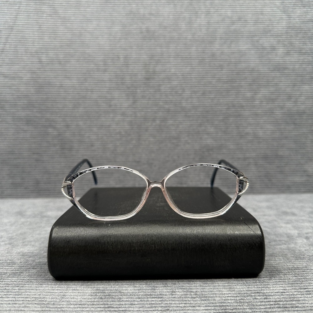 Silhouette SPX M‎ 1964 Eyeglasses Clear Pink Blue Oval Frames Austria 52-11 130